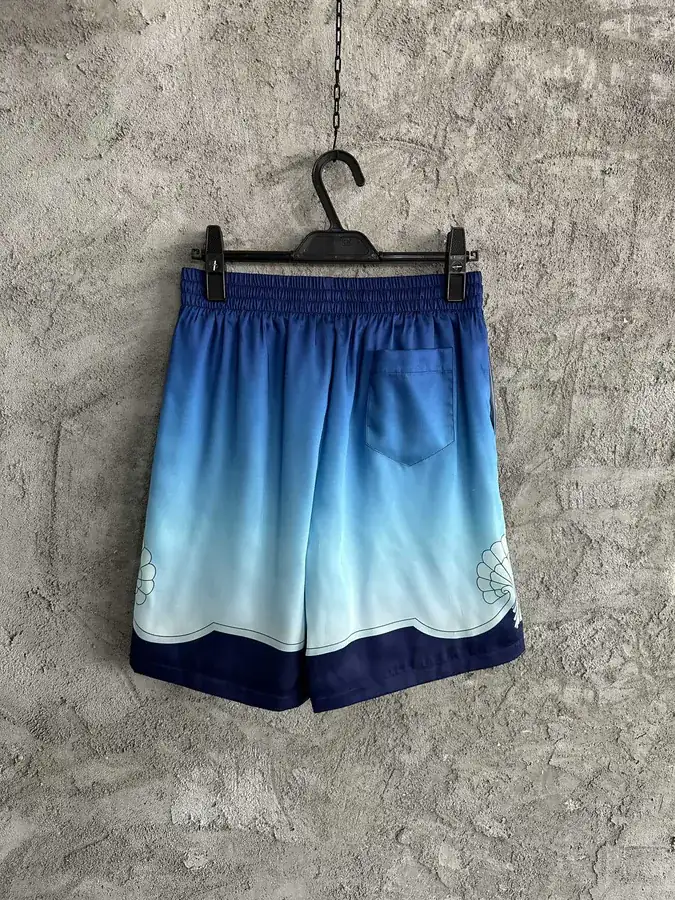 CASABLANCA 2023SS Silk Shorts with Tower Pattern