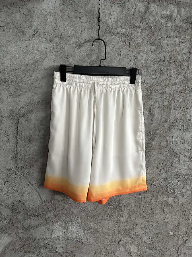 CASABLANCA 2023SS Window Pattern Silk Shorts