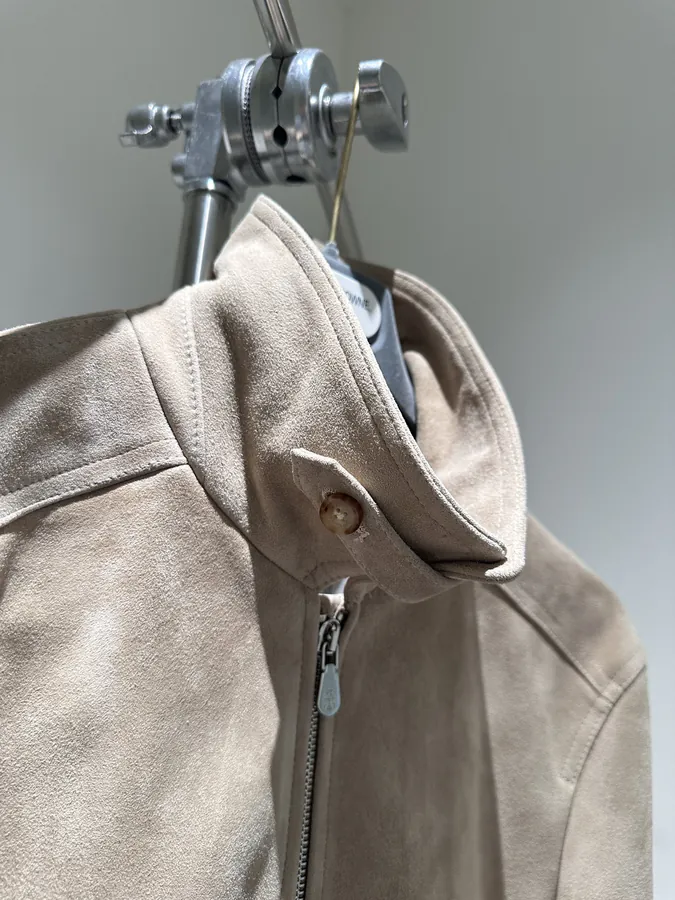 BC New Arrival Genuine Mixed Goat Leather Jacket