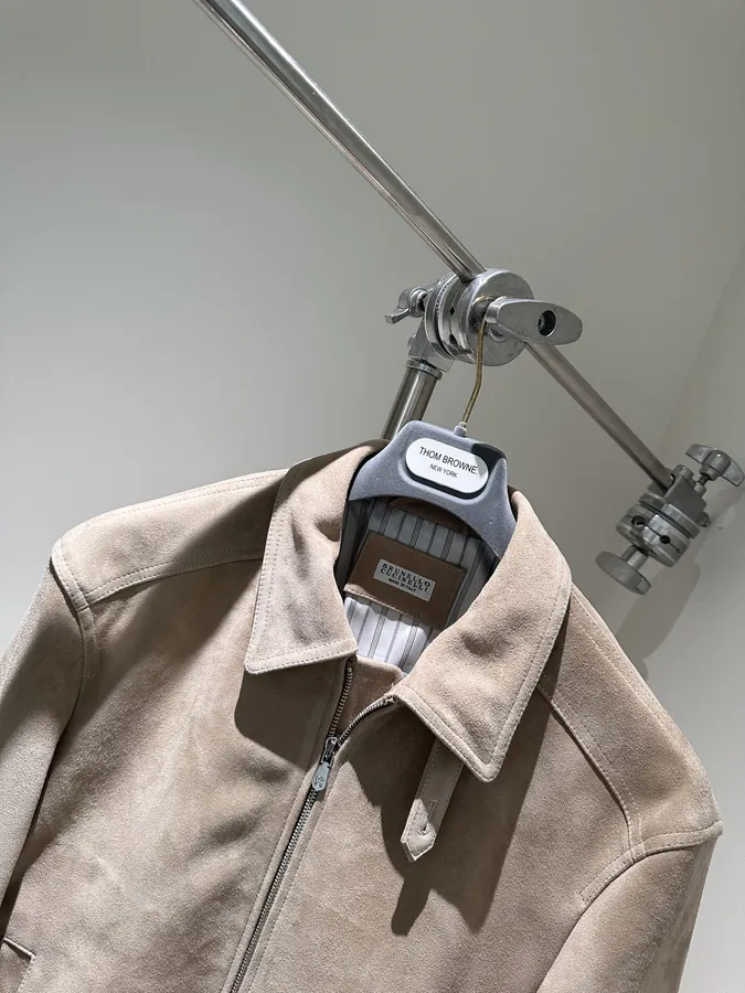 BC New Arrival Genuine Mixed Goat Leather Jacket