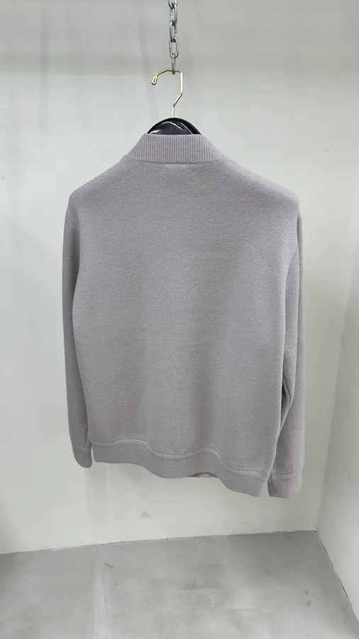 Tom Ford Knit and Suede Faux Hoodie Jacket Minimalist Design
