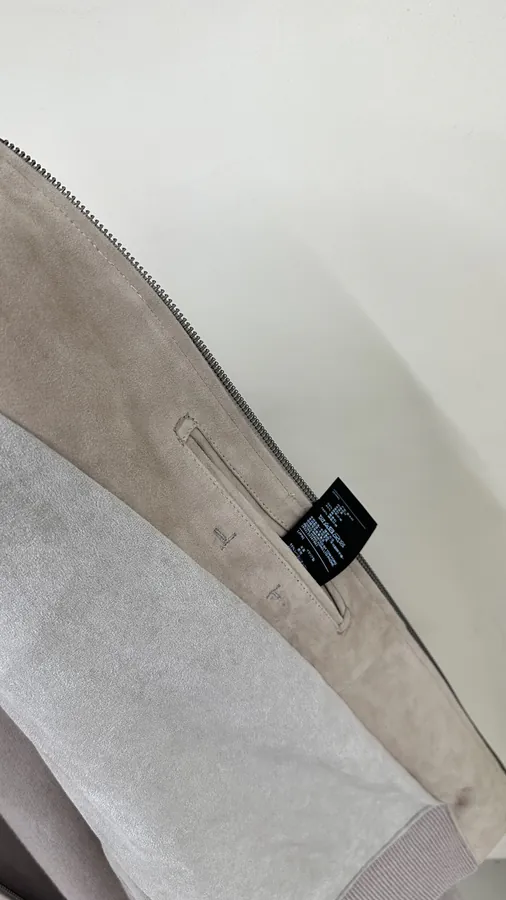 Tom Ford Knit and Suede Faux Hoodie Jacket Minimalist Design