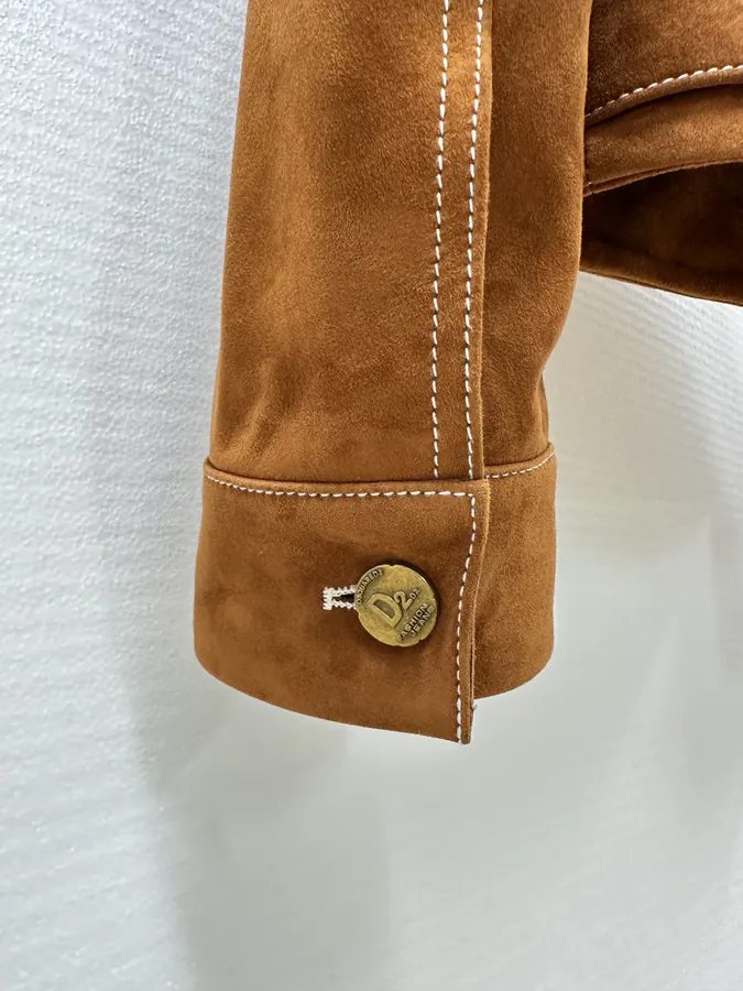 Dsquared 2 2024 New Flip Flop Leather Jacket