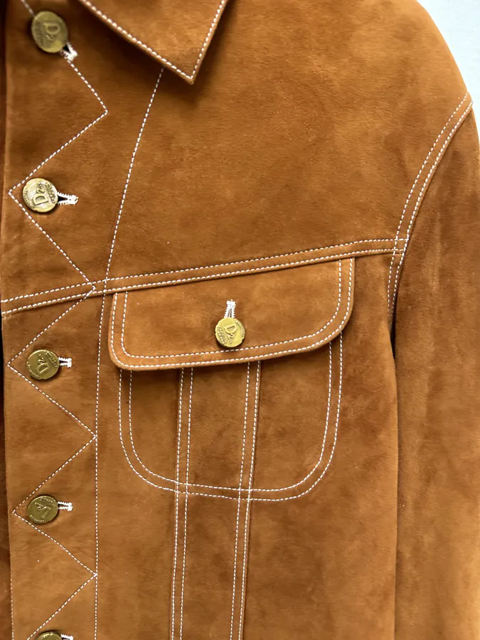 Dsquared 2 2024 New Flip Flop Leather Jacket
