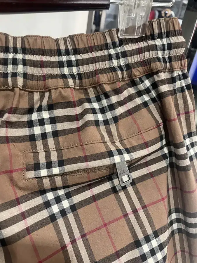 GBU Retro Fine Check Short Pants Men's Original Quality Cotton Casual Shorts