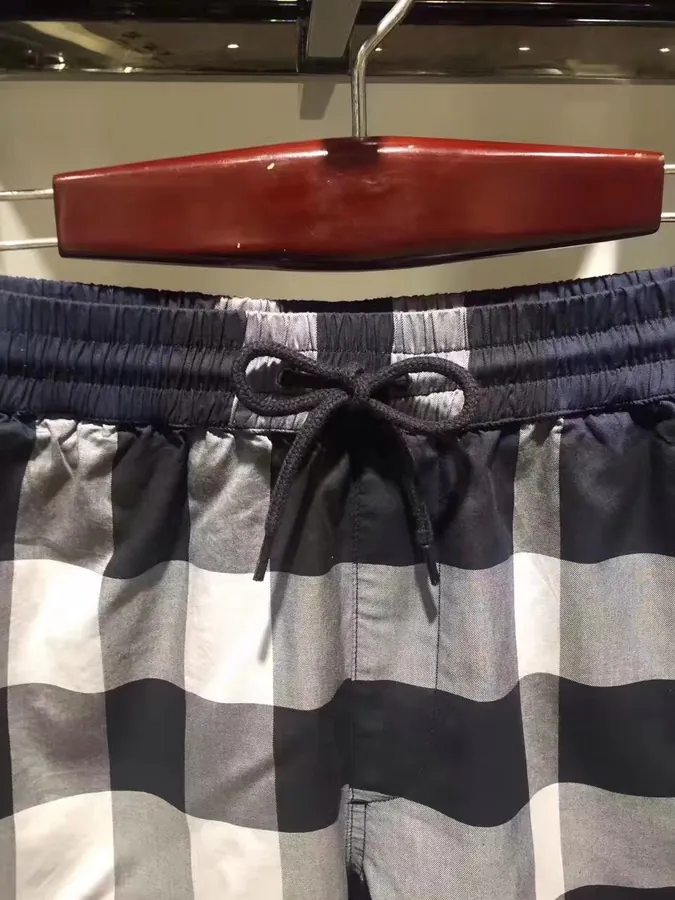 GBUR Classic Short Men's Shorts Original Quality Pure Cotton Casual Plaid Shorts