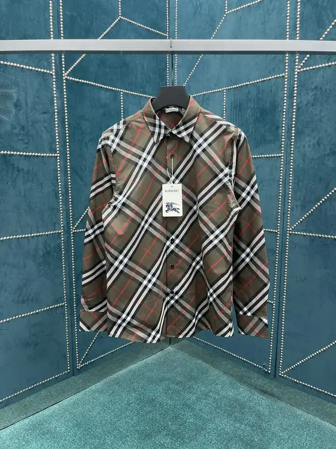 Burberry 25ss New Long Sleeve Shirt Classic Collection