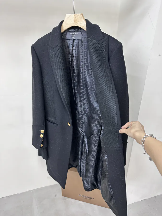 Balmain Coat Details