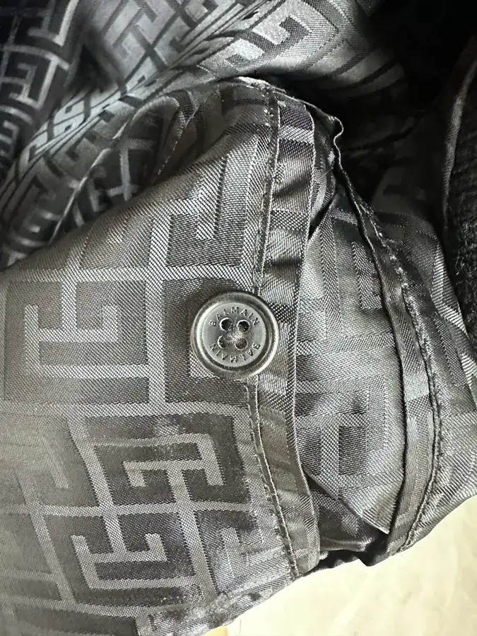 Balmain Coat Details