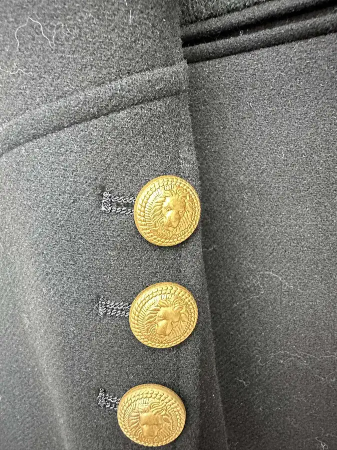 Balmain Coat Details