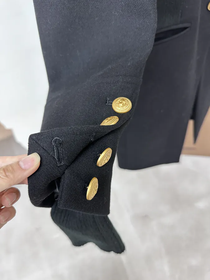Balmain Coat Details