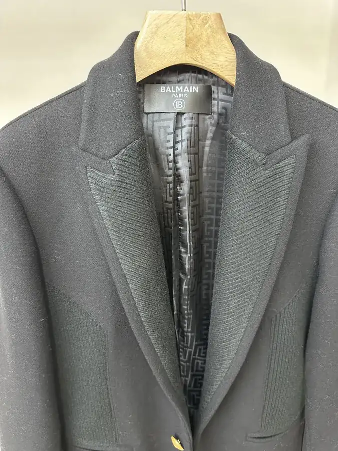 Balmain Coat Details