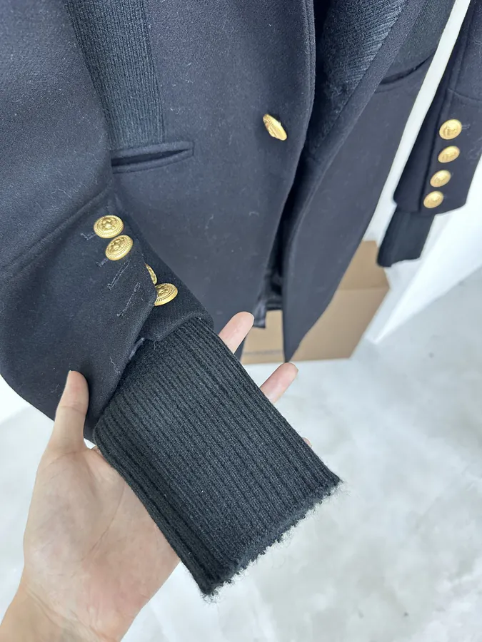 Balmain Coat Details