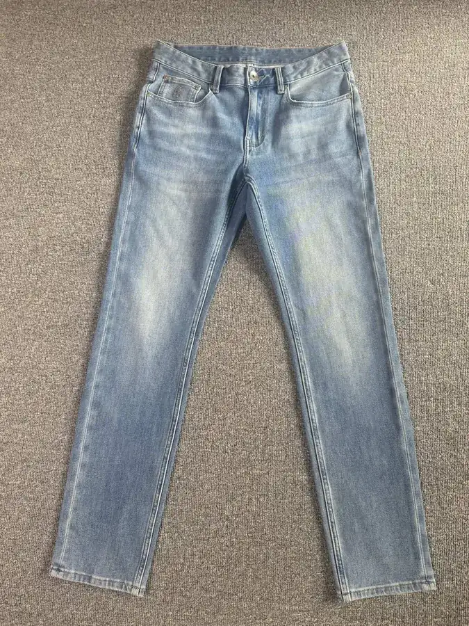 BC 25 Men's Slim Fit Classic Straight Leg Business Denim Pants