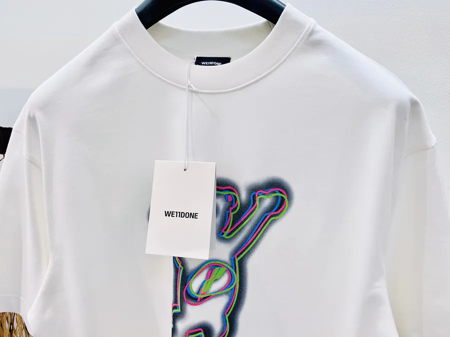 Welldone 2025FW Multicolored Bear Print T Shirt