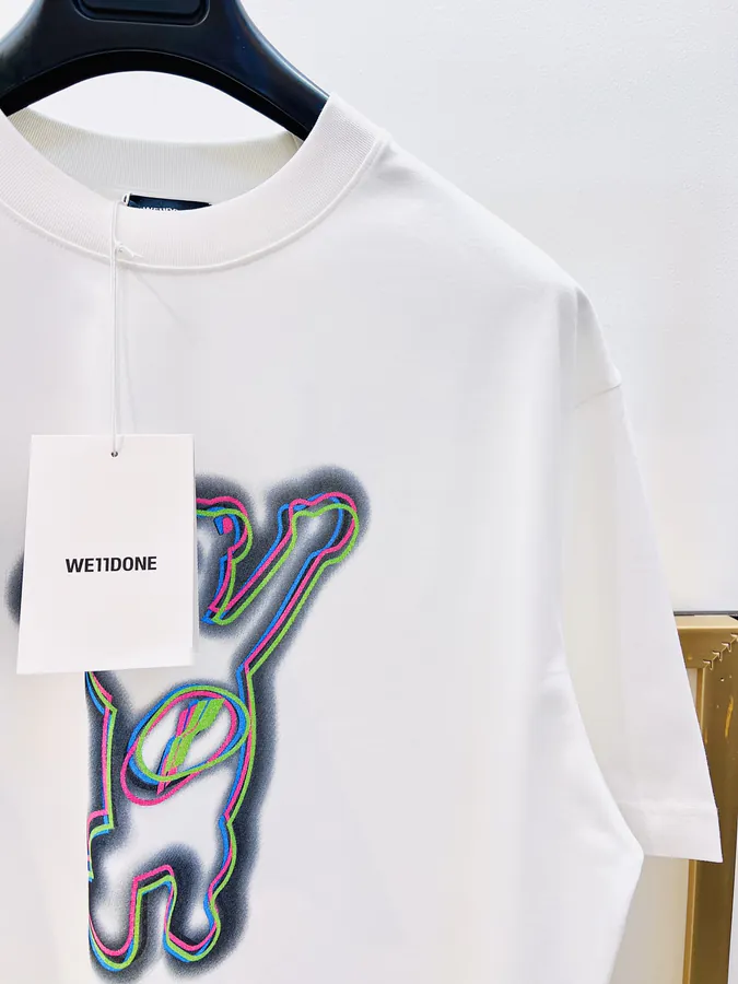 Welldone 2025FW Multicolored Bear Print T Shirt