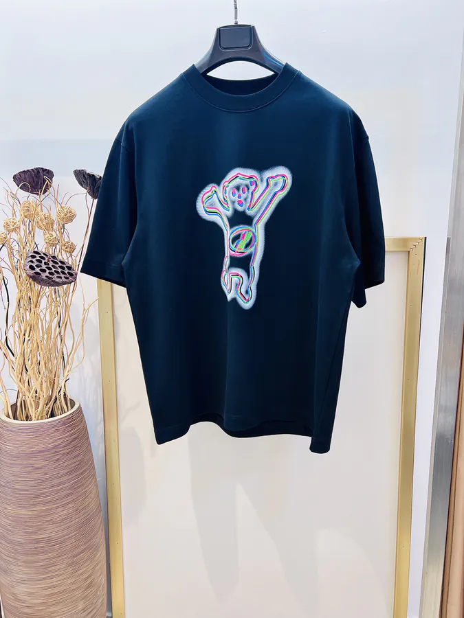 Welldone 2025FW Multicolored Bear Print T Shirt