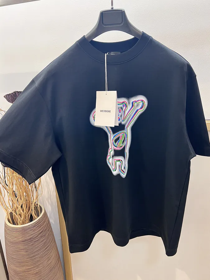 Welldone 2025FW Multicolored Bear Print T Shirt
