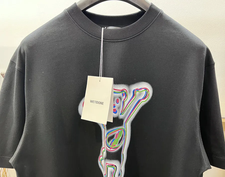 Welldone 2025FW Multicolored Bear Print T Shirt