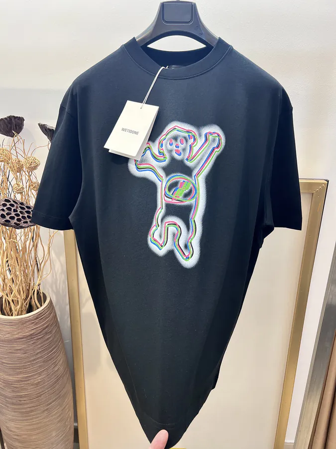 Welldone 2025FW Multicolored Bear Print T Shirt