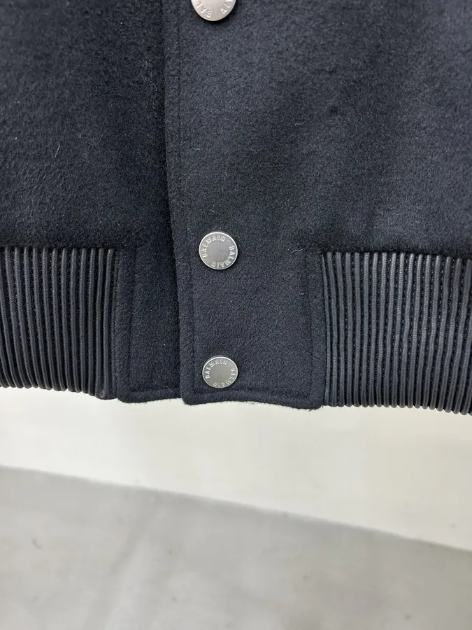 BALMAIN 2023 Early Autumn Embroidered Baseball Jacket