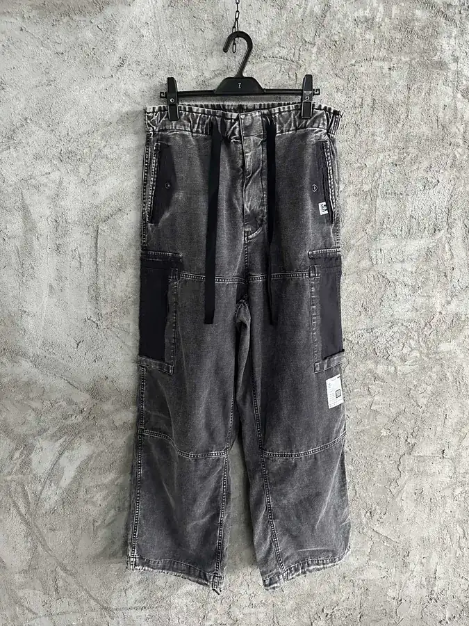 Maison MIHARA YASUHIRO Vintage Washed Knife Pocket Wide Leg Trousers
