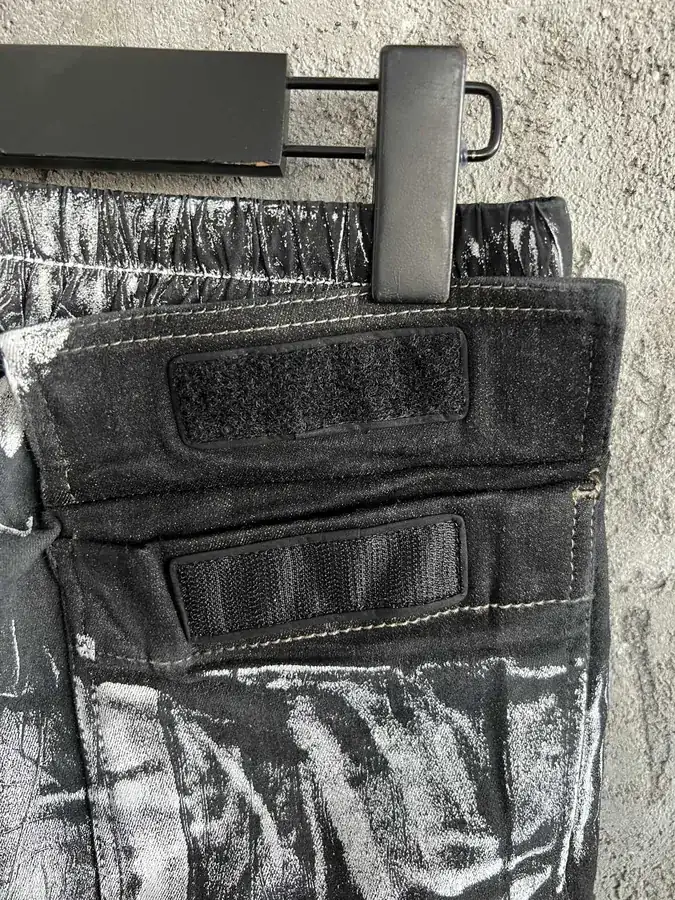 Rick Owens Drkshdw 2023SS Coated Ink Print Workwear Jeans
