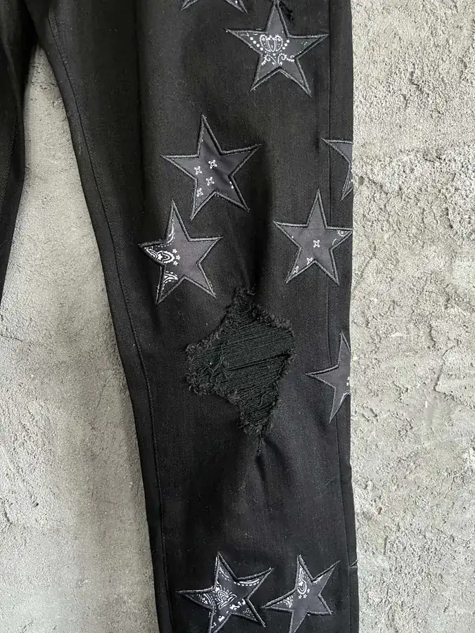 AMIRI 2023SS Star Cashmere Print Jeans