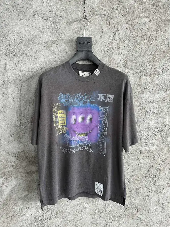 MAISON MIHARA YASUHIRO 2024SS Tri Print Short Sleeve