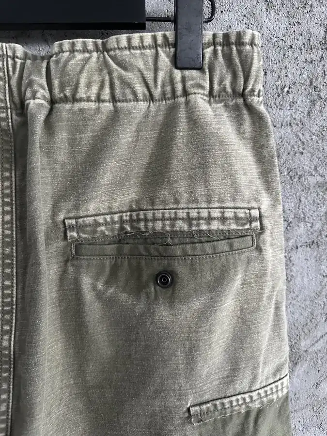 Maison MIHARA YASUHIRO Water Damaged Denim Wide Leg Trousers