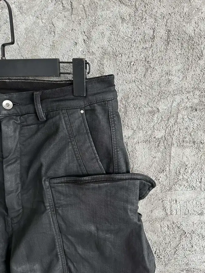 Rick Owens 2024SS Cargo Shorts with Custom Denim Fabric