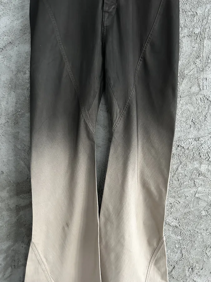 Rick Owens DEKSHDW 2024SS Spray Dyed Gradient Cone Pants