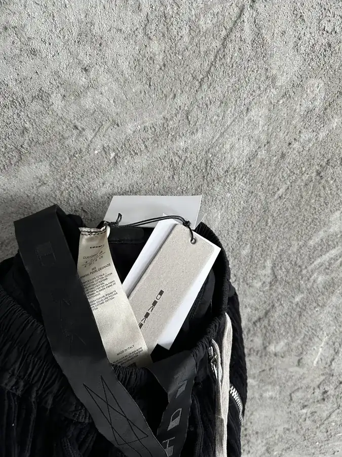 Rick Owens DEKSHDW Cotton Twill Cargo Pants