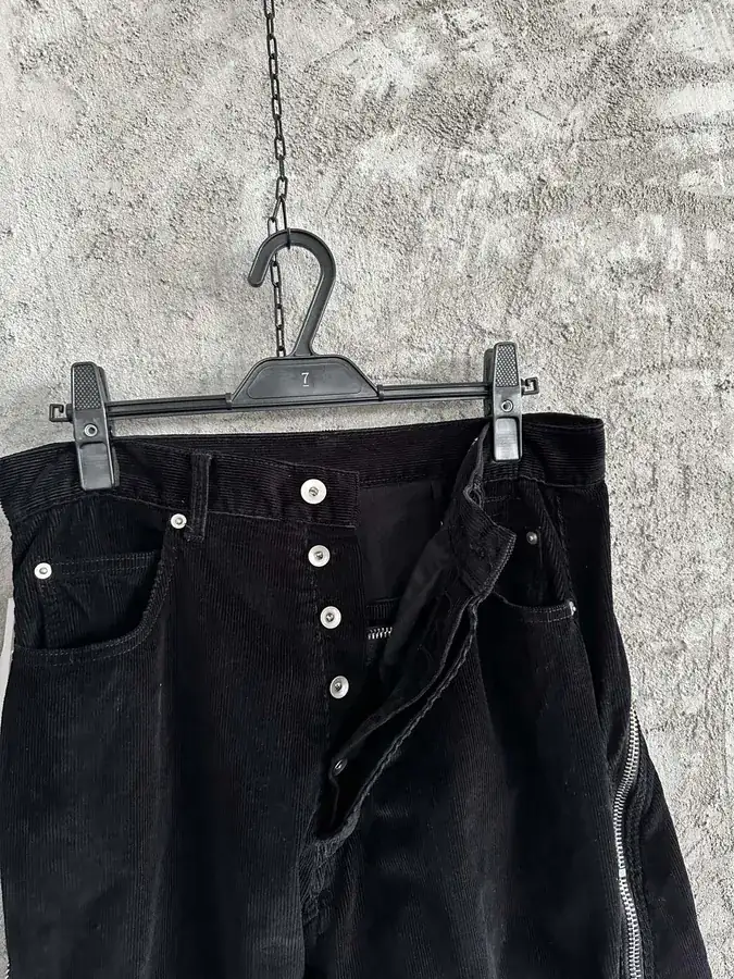 Rick Owens BOLAN BANANA Zip Long Trousers