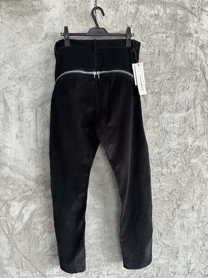 Rick Owens BOLAN BANANA Zip Long Trousers