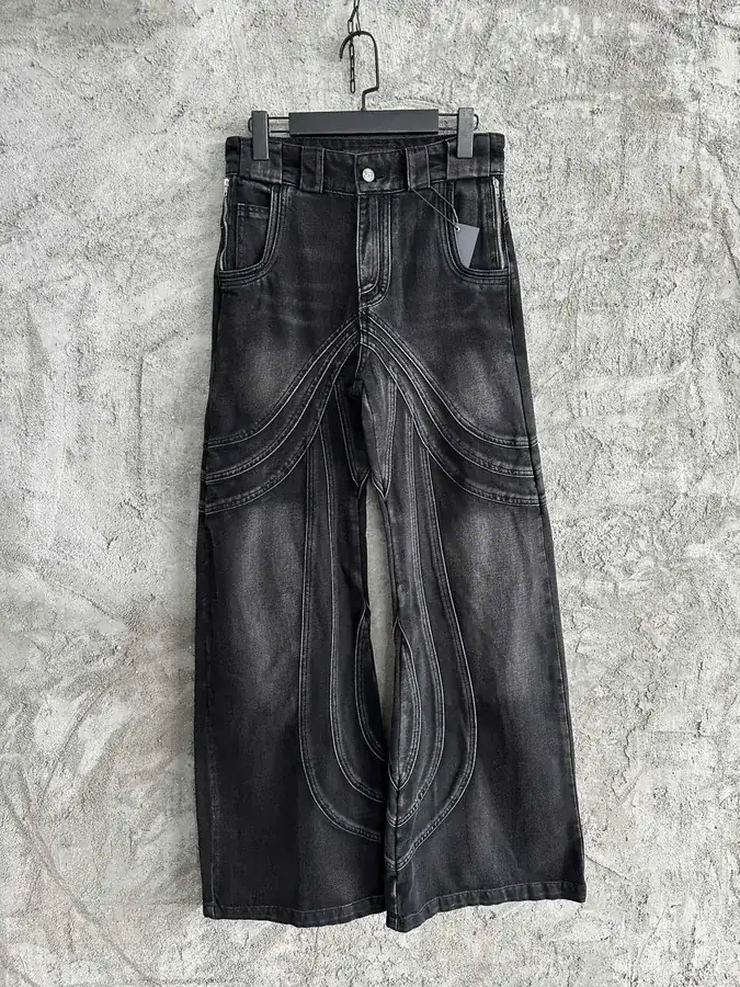 NOFAITH STUDIOS Vintage Washed Wide Leg Trousers