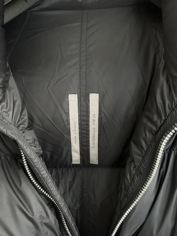 Rick Owens 2024SS Winter Hooded Down Jacket