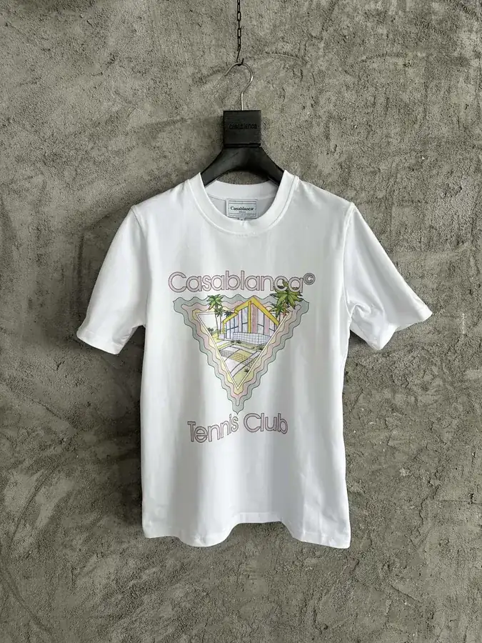 CASABLANCA 2025SS Glass House Print Short Sleeve