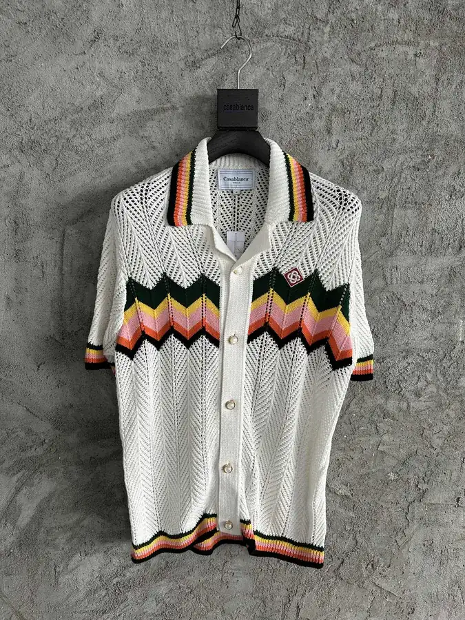 CASABLANCA 2024SS V Shape Check Shirt