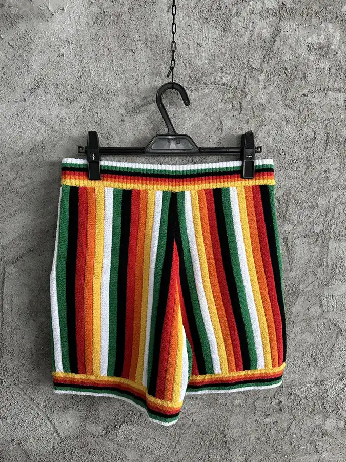 CASABLANCA 2024SS Color Striped Short Shorts