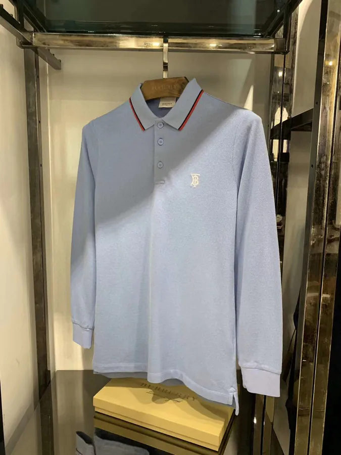 Bu男士长袖Polo衫