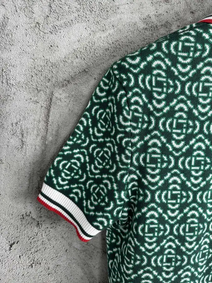CASABLANCA 2023SS Embroidered Polo Shirt