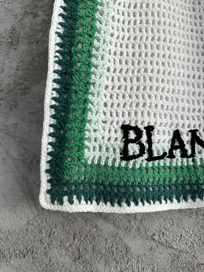 CASABLANCA 2024SS Handmade Knit Tote