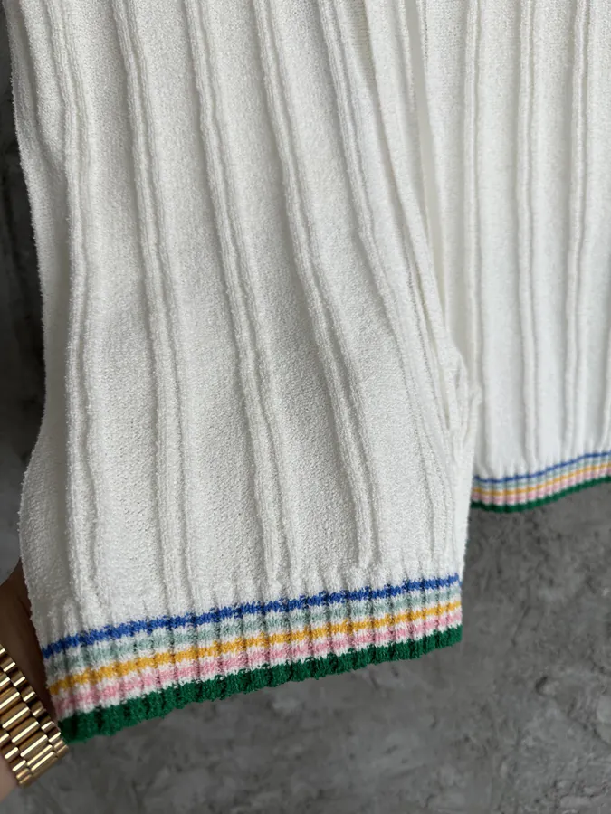 CASABLANCA 2024SS Stripe Knit Shorts