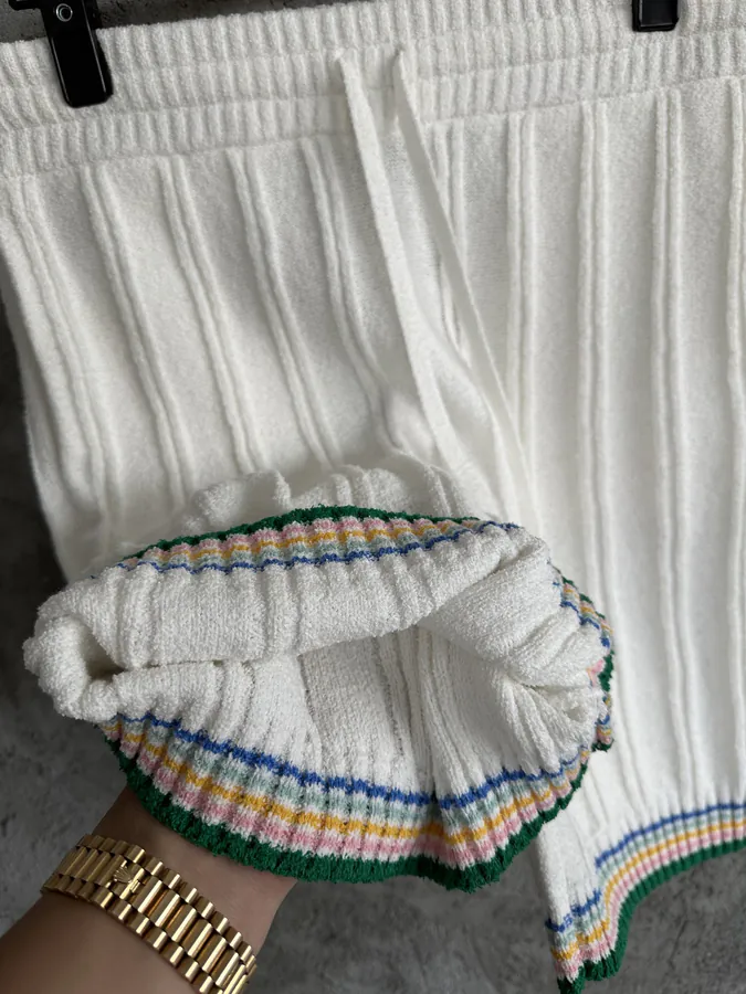 CASABLANCA 2024SS Stripe Knit Shorts
