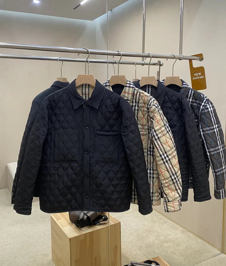 Burberry Brighton Jacket Two Sided Design, Quilted Nylon
