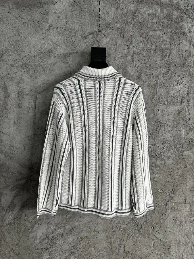 CASABLANCA 2024SS Gray Vertical Striped Blazer