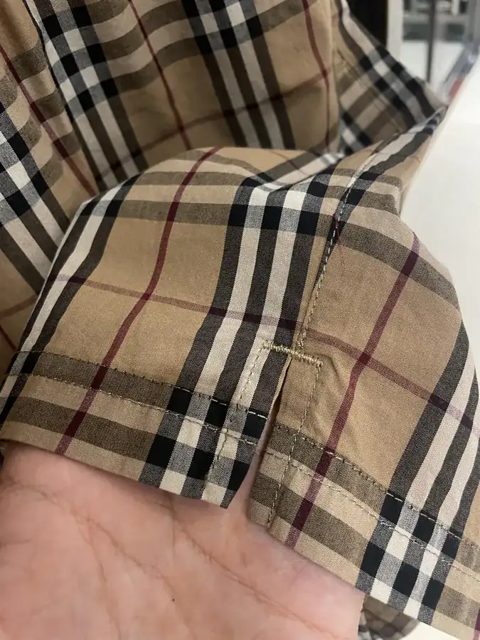GBR Vintage Fine Check Calfskin Men's Shorts