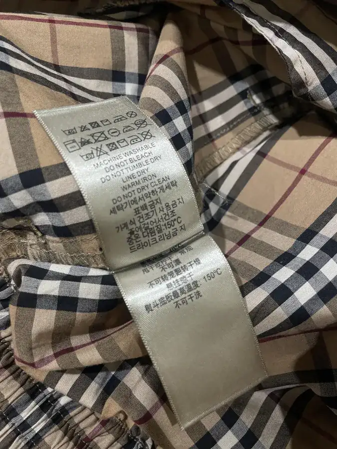 GBR Vintage Fine Check Calfskin Men's Shorts