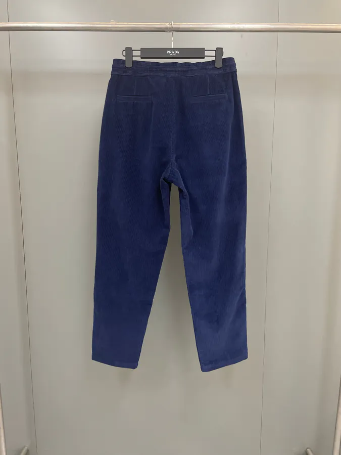 P300 BC Dyed Cotton Velvet Casual Trousers